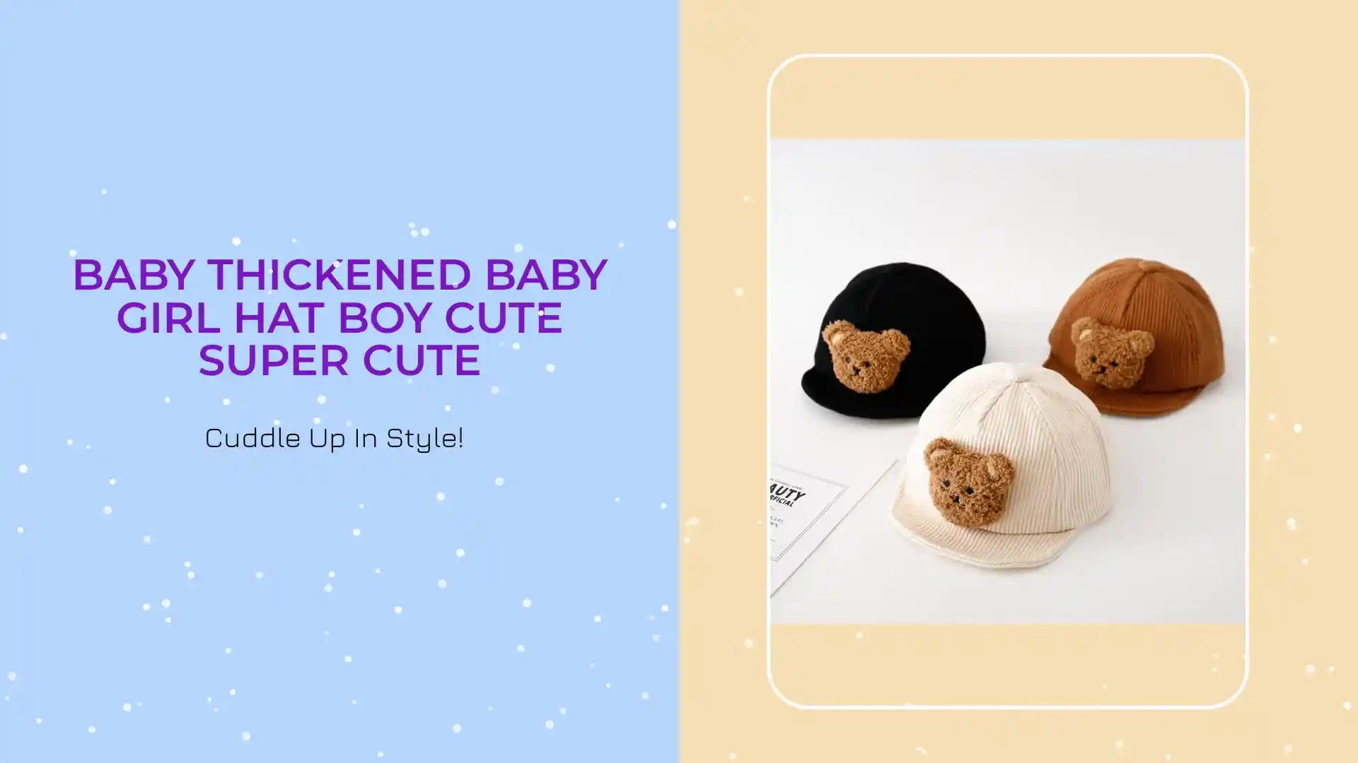 Baby Thickened Baby Girl Hat Boy Cute Super Cute by@Outfy