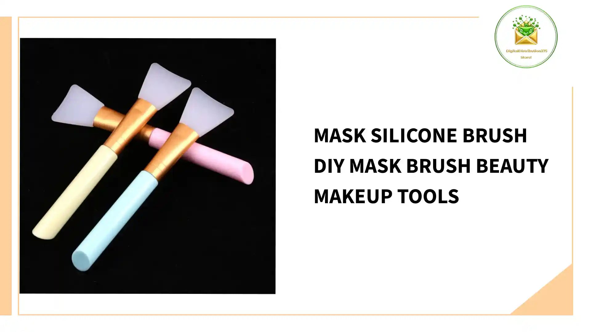 Mask silicone brush diy mask brush beauty makeup tools by@Outfy