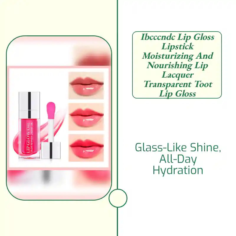 Ibcccndc Lip Gloss Lipstick Moisturizing And Nourishing Lip Lacquer Transparent Toot Lip Gloss by@Outfy