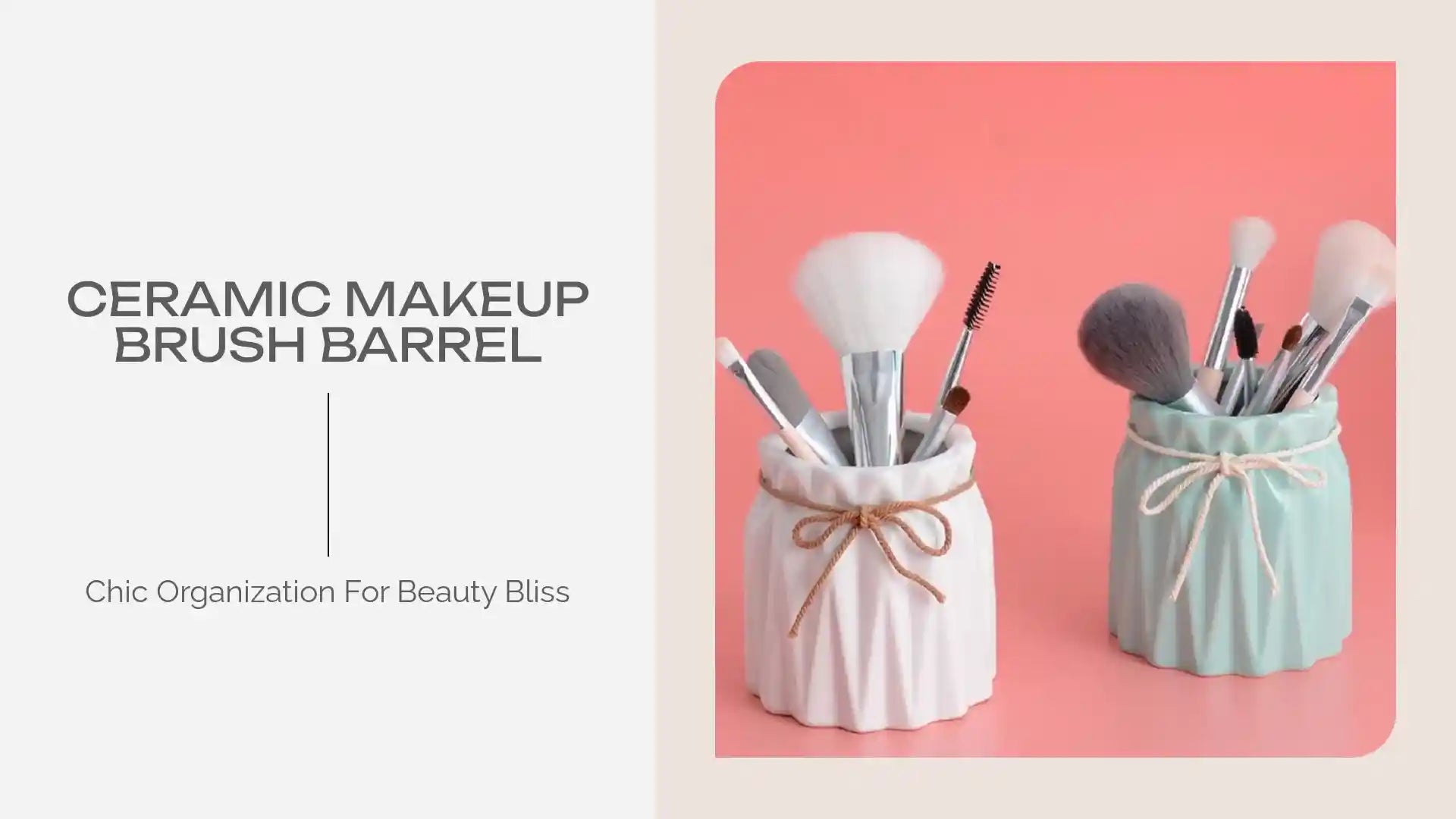 Ceramic makeup brush barrel by@Outfy