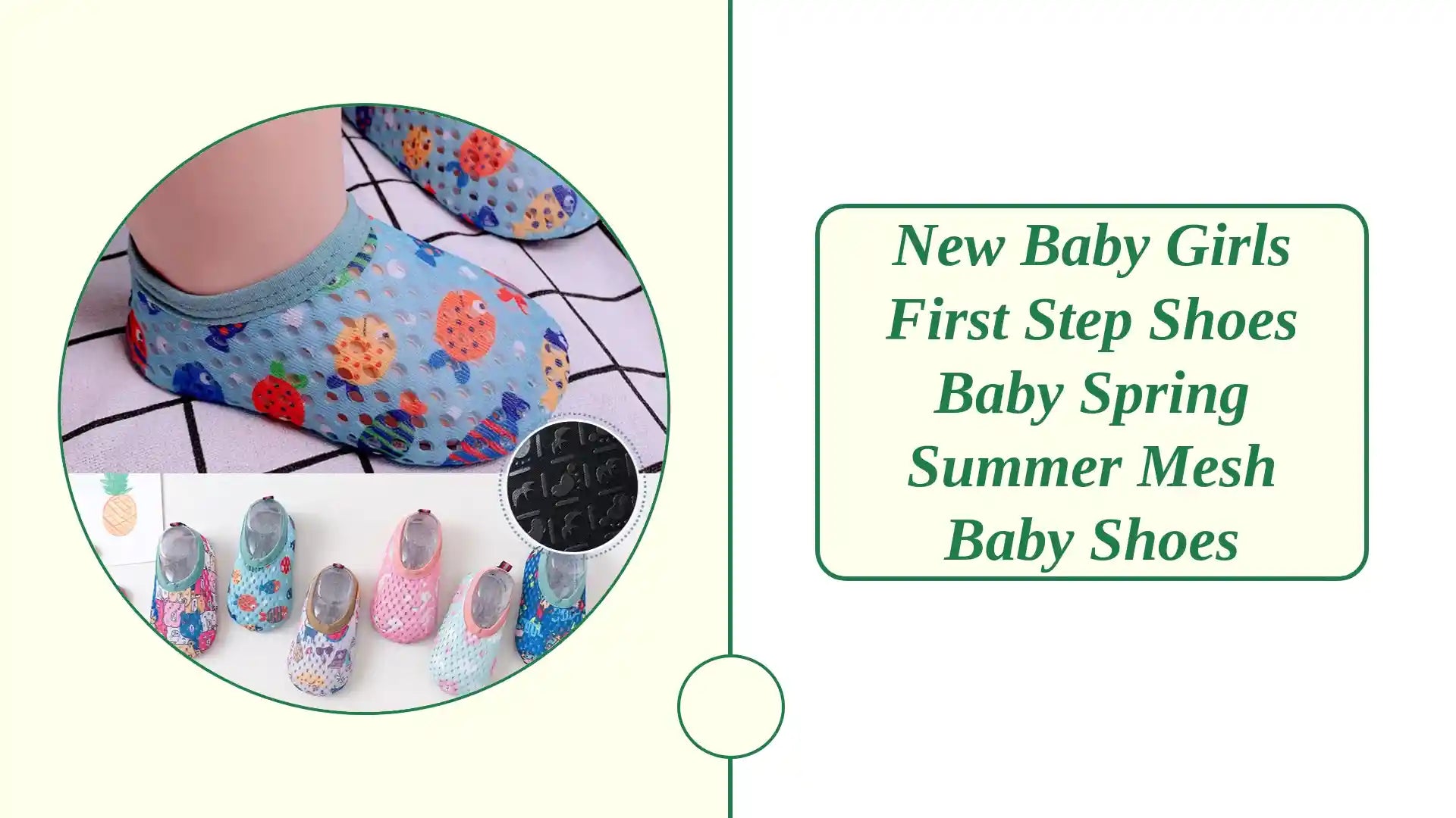 New Baby Girls First Step Shoes Baby Spring Summer Mesh Baby Shoes by@Outfy