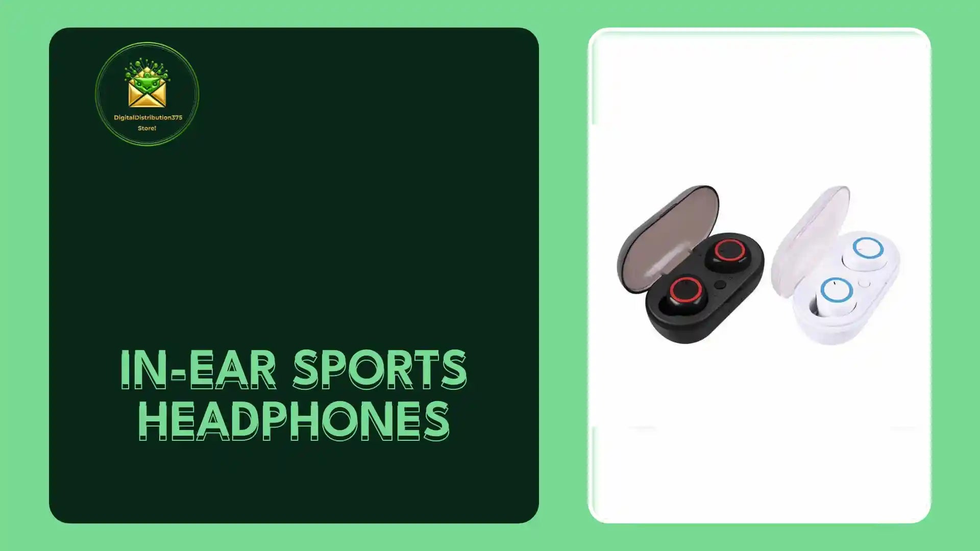 In-ear sports headphones by@Outfy