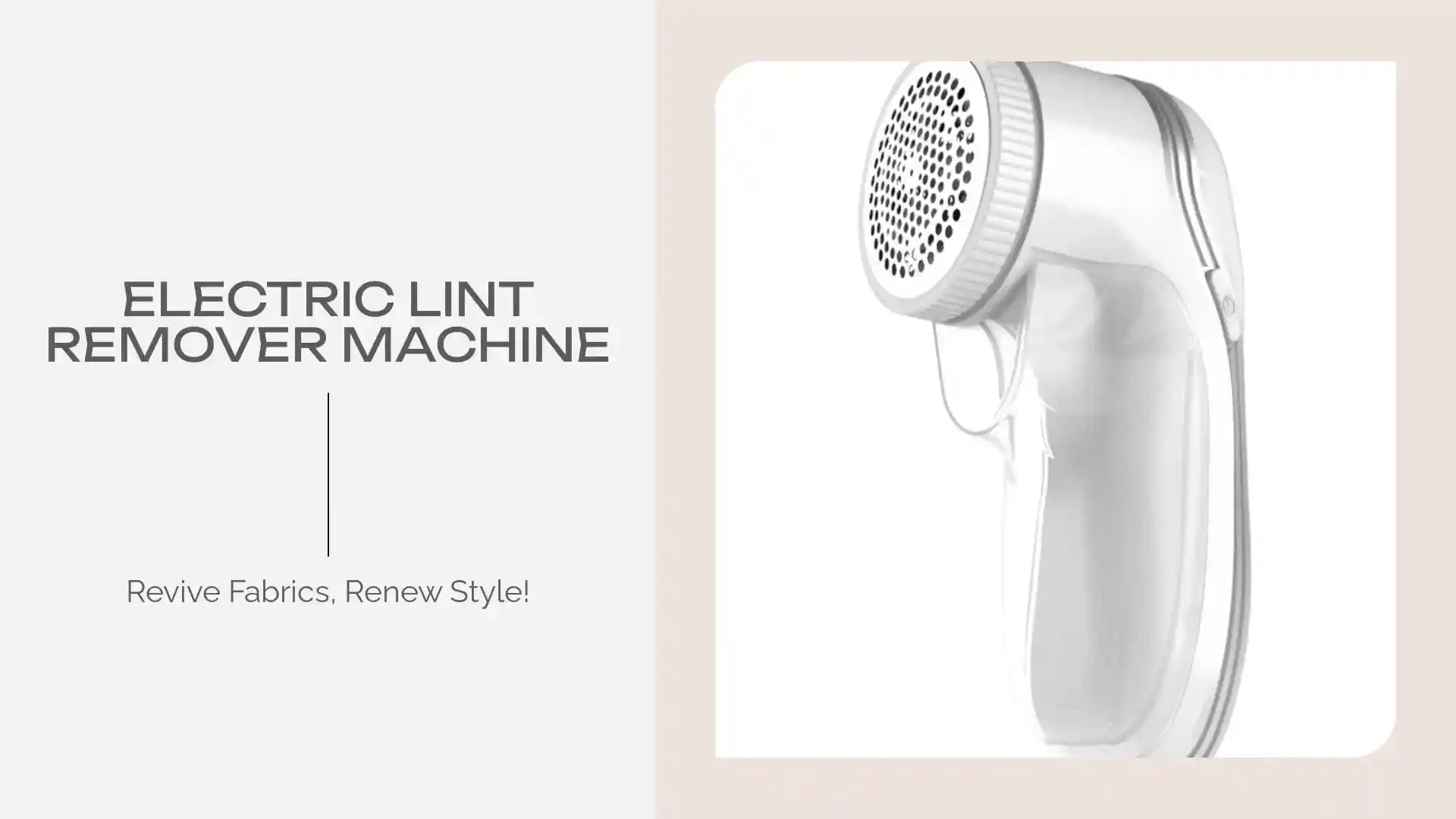 Electric Lint Remover Machine by@Outfy