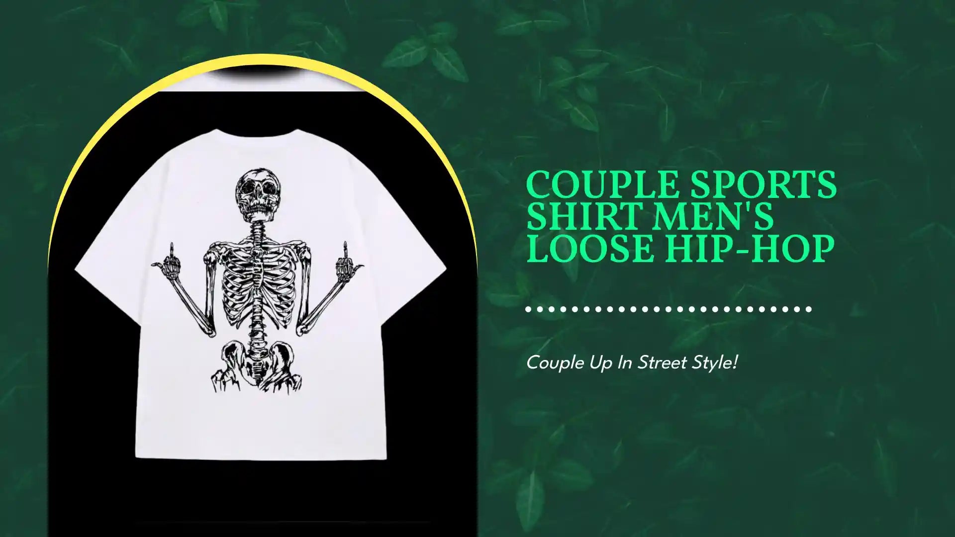 Couple Sports Shirt Men's Loose Hip-hop by@Outfy