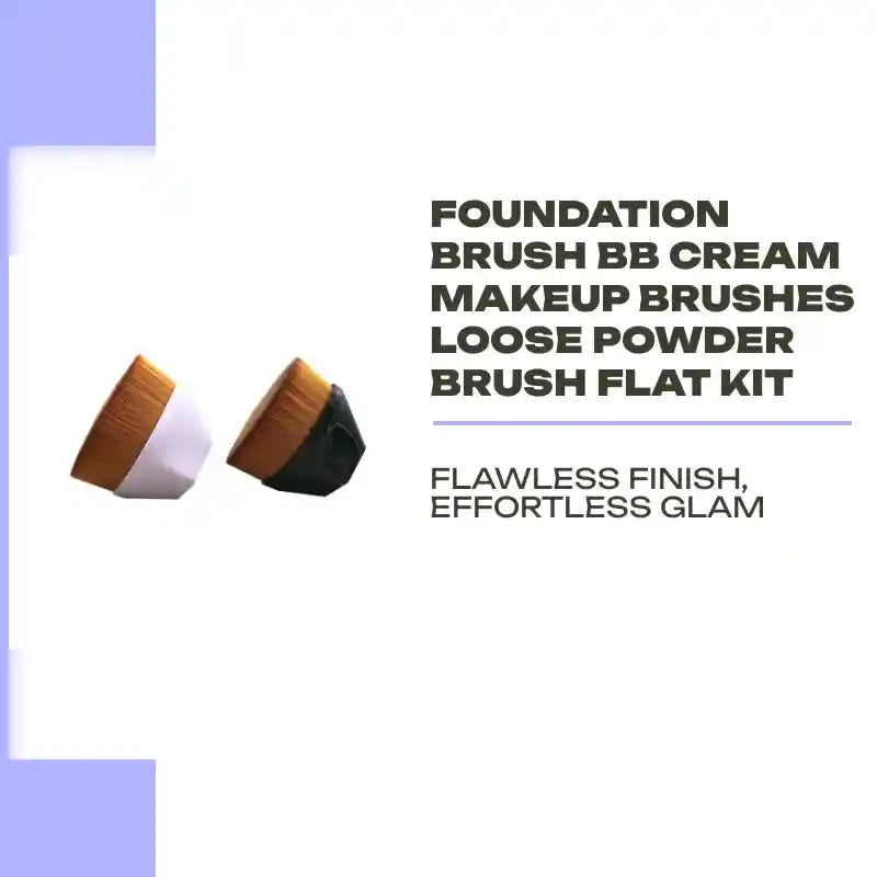 Foundation Brush BB Cream Makeup Brushes Loose Powder Brush Flat Kit by@Outfy